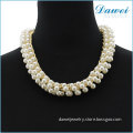 2015 graceful multi-layer freshwater pearl handmade collar necklace